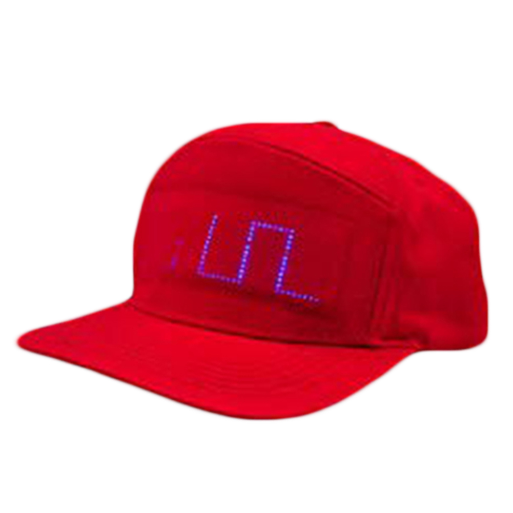 Mode LED Nachricht Hiphop Cap Baseball verstellbare Kappe Hut COOL Männer J P3P6 