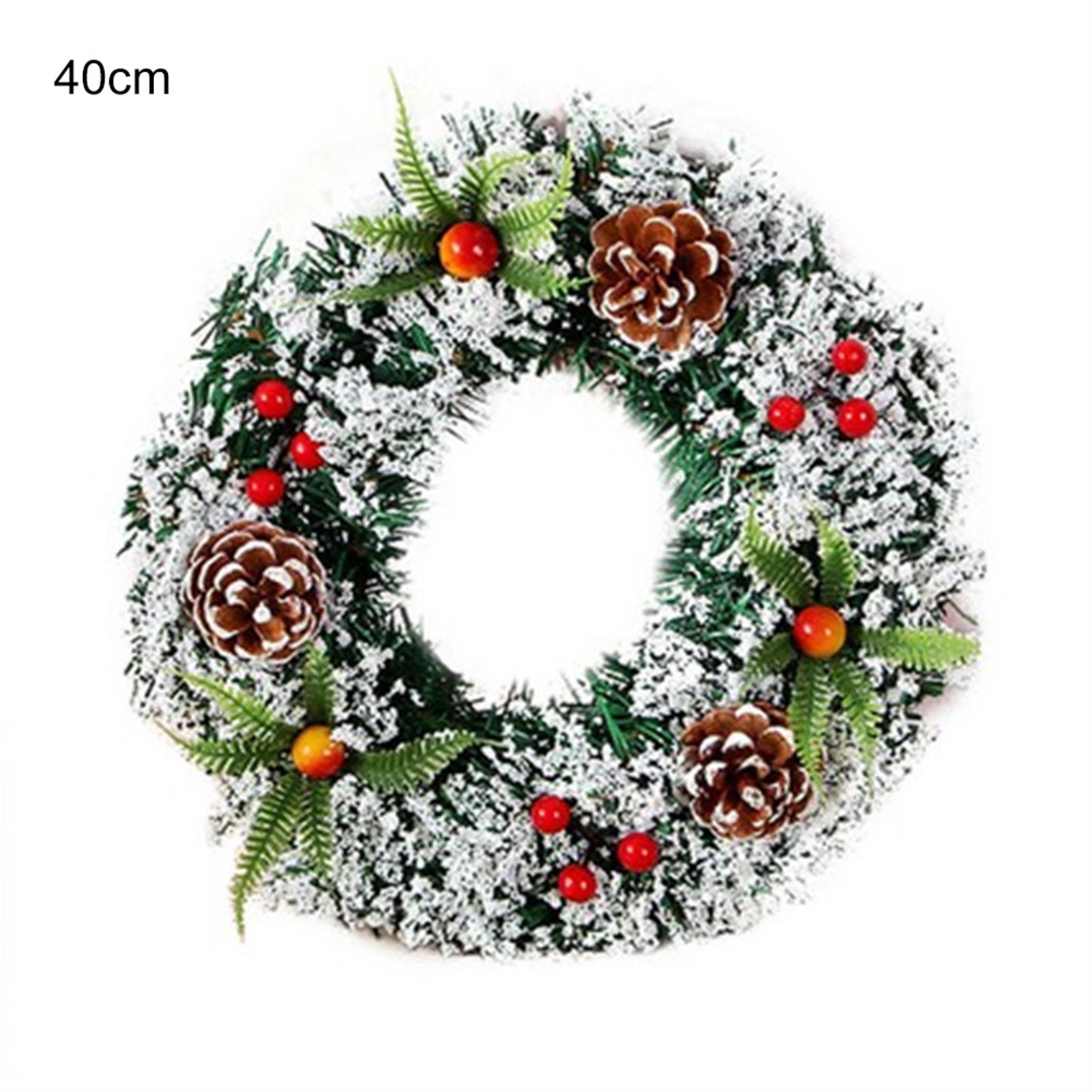 Garland Decor Wall For Xmas Party Ornaments Door Home Flower Wreath Christmas 