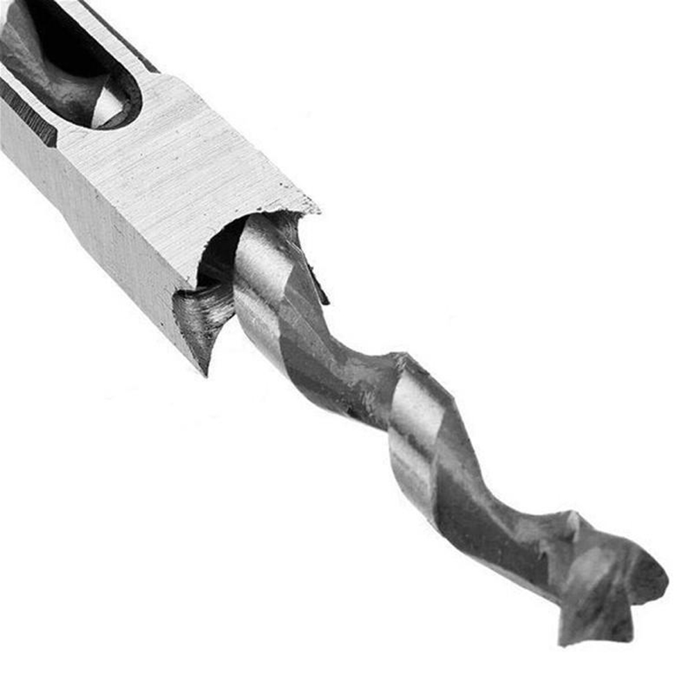 HSS Square Hole Drill Bit Mortising Chisels Woodworking Tool Installation AU - Picture 12 of 15