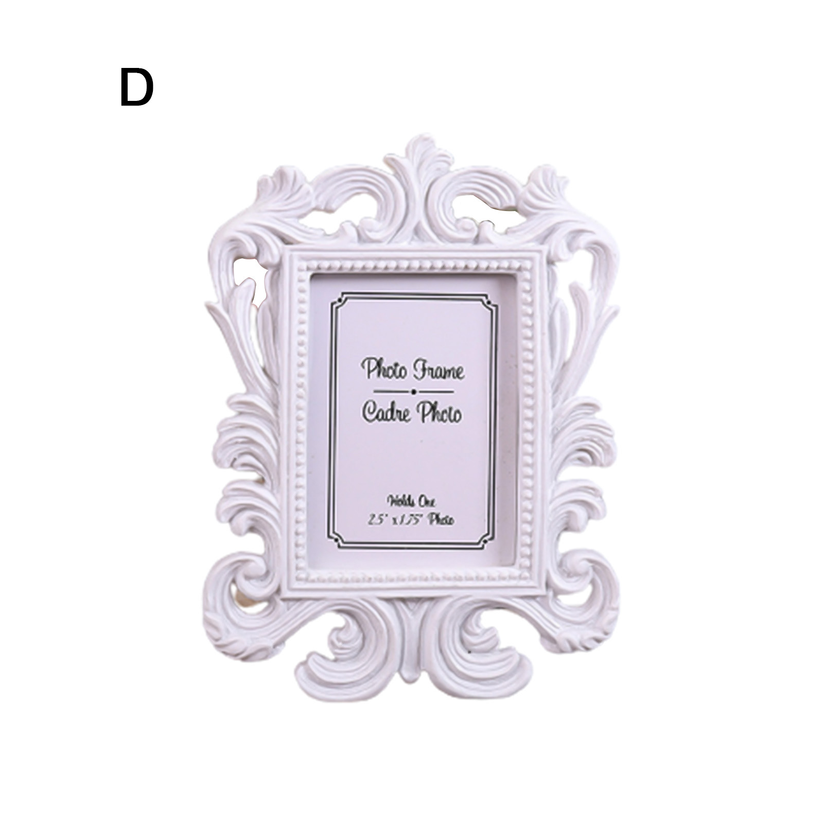 Photo Frames Oval/Rectangle Vintage Small Resin Picture Frame Home Decor Gift - Picture 13 of 21