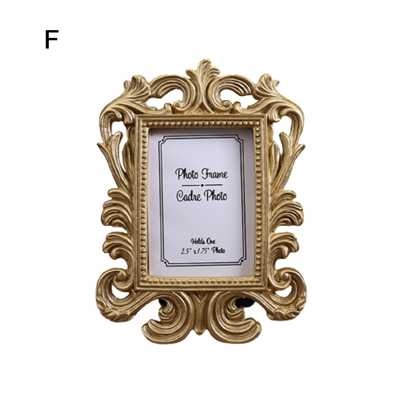 Photo Frames Oval/Rectangle Vintage Small Resin Picture Frame Home Decor Gift - Picture 14 of 21