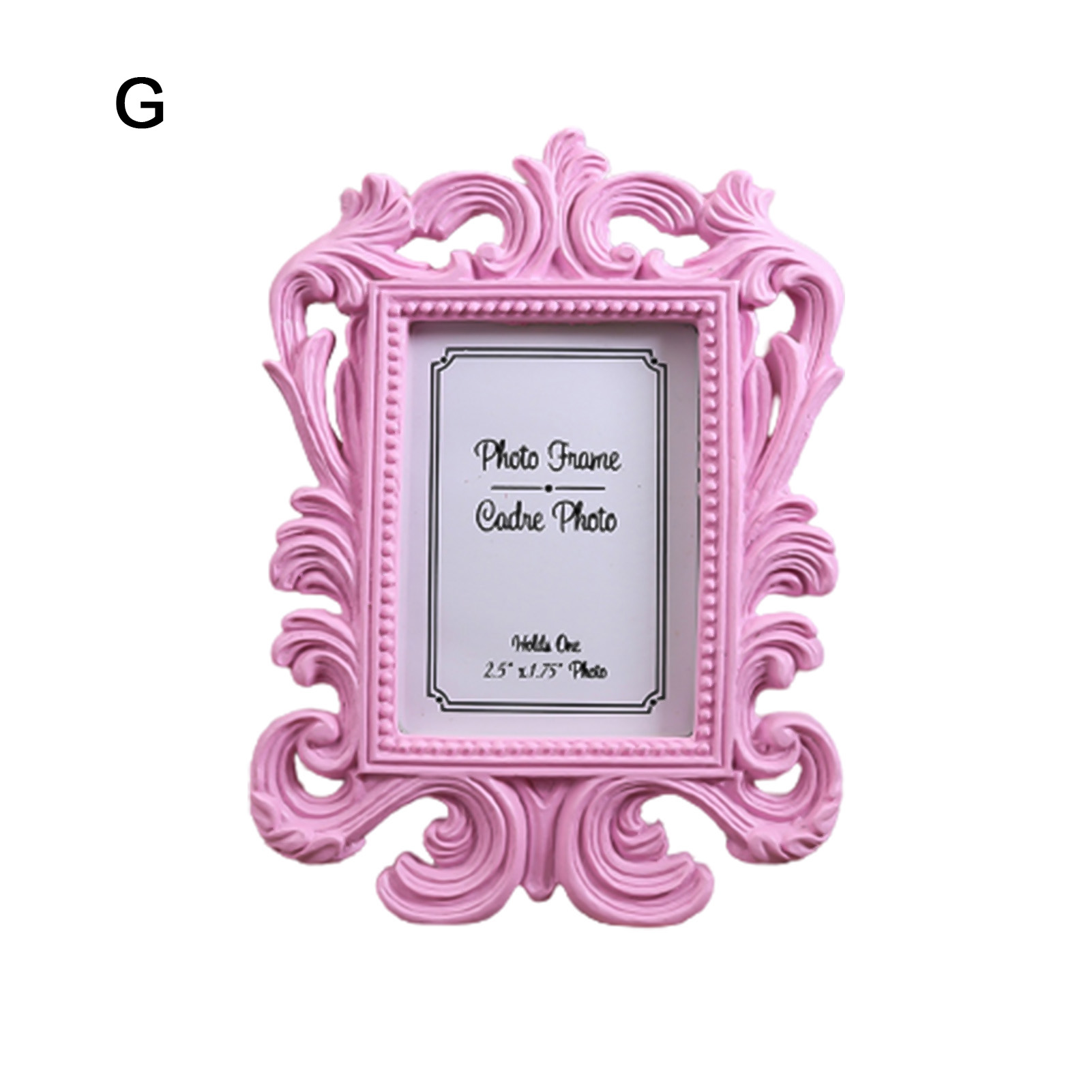 Photo Frames Oval/Rectangle Vintage Small Resin Picture Frame Home Decor Gift - Picture 16 of 21